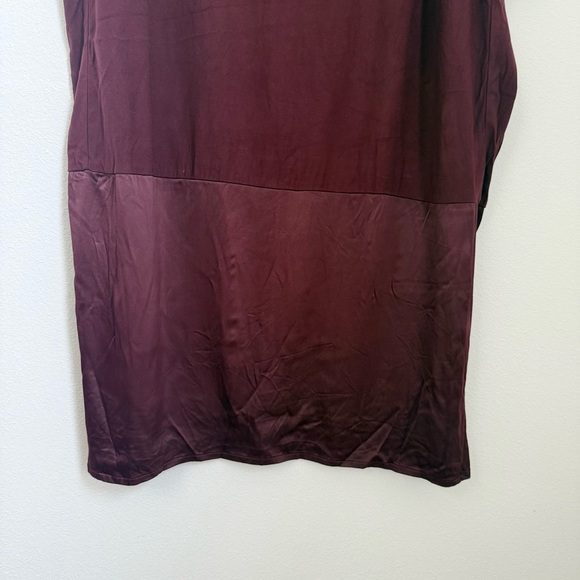 Universal Standards Avenir Double Luxe dress Burgundy Fall Casual Size L / 22-24 - Picture 4 of 10